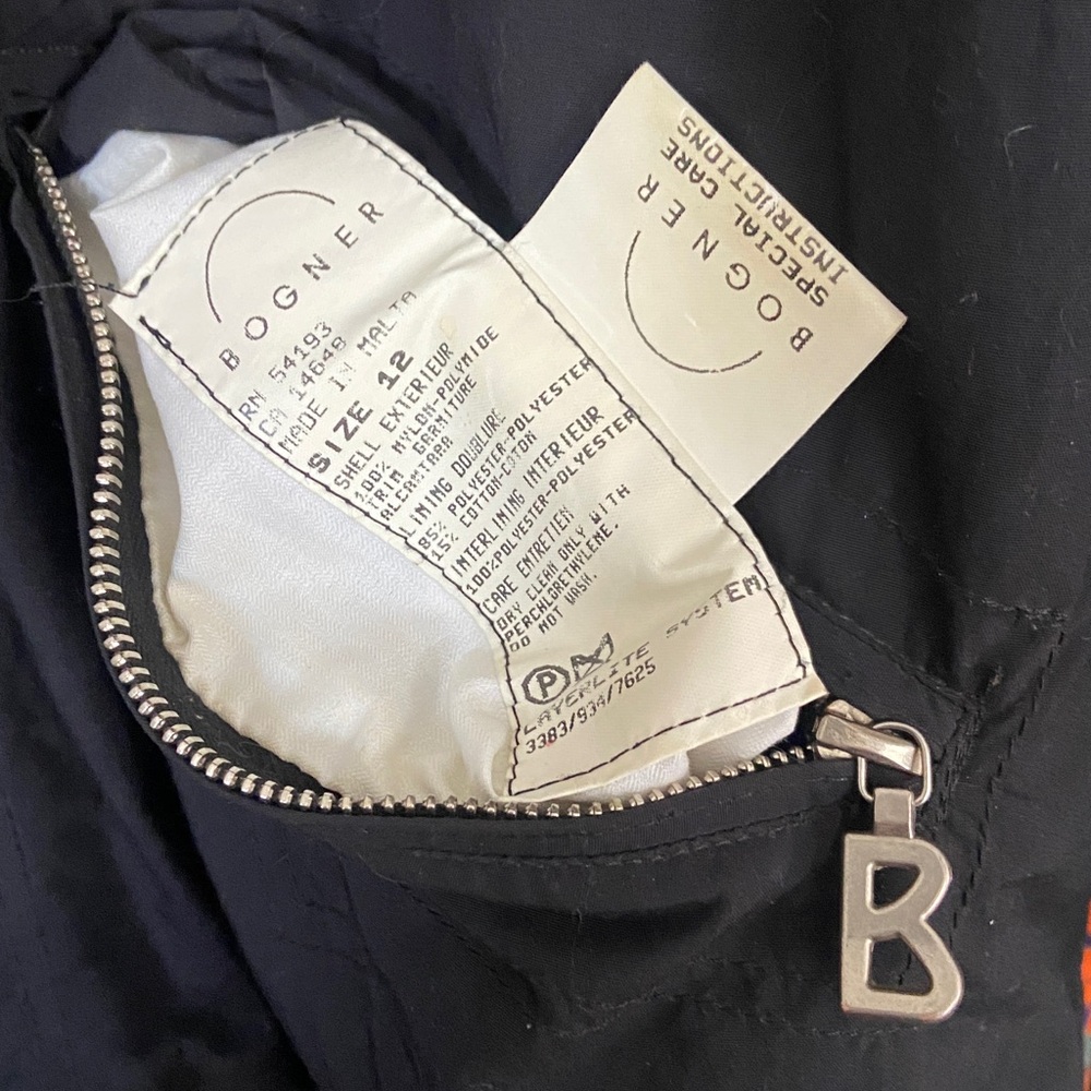 Vintage Bogner Goan Thylmann Western Ski Snowboard Jacket Winter Coat Women's 12 - Picture 7 of 11
